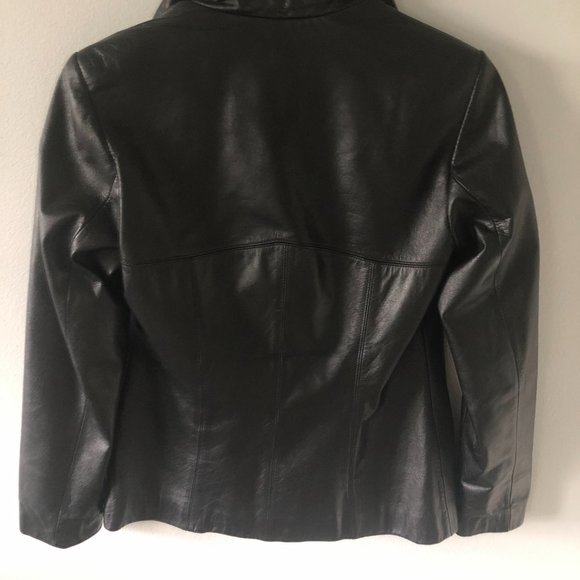 Wilsons Leather Black Leather Jacket Size Small - Picture 2 of 5